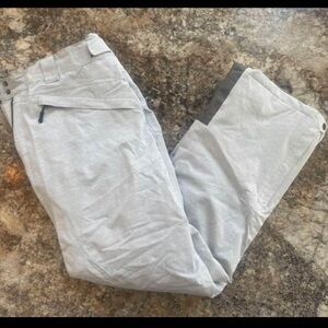 Women's Light Gray Cargo Pants